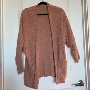 Blush Pink cardigan sweater